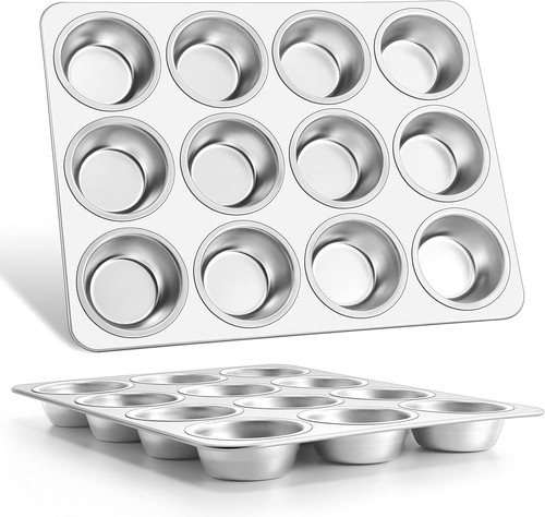 Muffin pan cup set - pan, 12-cup